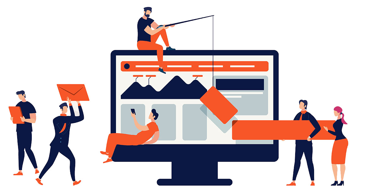 Social Network and Teamwork Vector Concept. Intégrez vos applications en mode Api First
