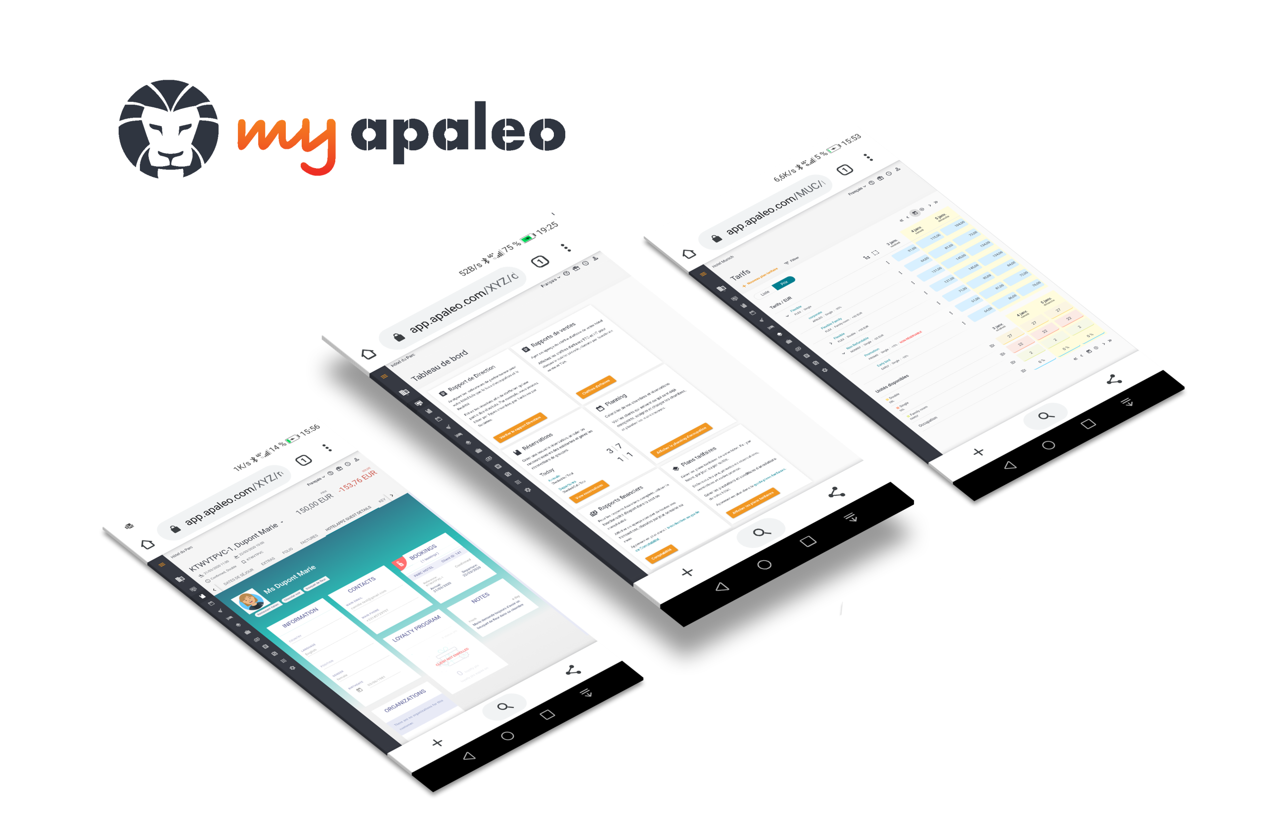 My apaleo smartphone