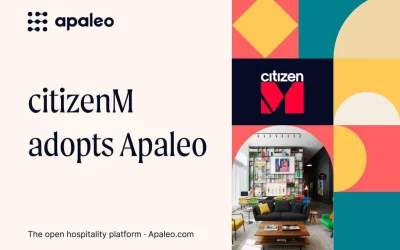 Le groupe hôtelier mondial, citizenM, adopte Apaleo pour accélérer l’innovation